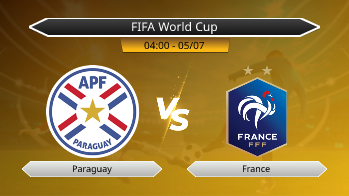 FIFA World Cup - Paraguay vs France