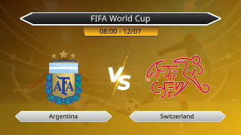 FIFA World Cup - Argentina vs Switzerland